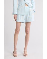 Cinq À Sept - Maxine Wildflower Bouquet High Waist Shorts - Lyst