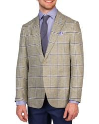 Tailorbyrd - Textured Yarn Dyed Windowpane Sport Coat - Lyst