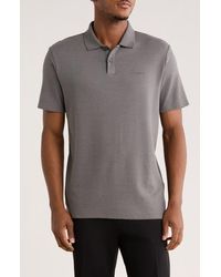 Calvin Klein - Textured Jacquard Knit Polo - Lyst