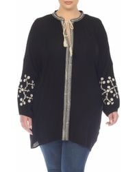 Boho Me - Embroidered Tunic Top - Lyst
