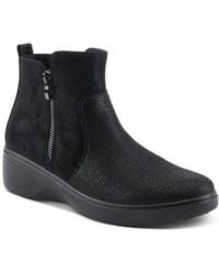 Flexus by Spring Step - Yancey Wedge Ankle Boot - Lyst