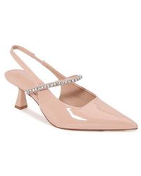 BERNESS - Camille Rhinestone Pointed Toe Slingback Pump - Lyst