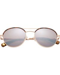 Ted Baker - 53Mm Round Sunglasses - Lyst