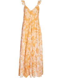 Maaji - Hena Honey Floral Print Maxi Cover-up Dress - Lyst