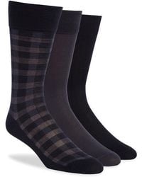 Lorenzo Uomo - Assorted 3-Pack Crew Socks - Lyst