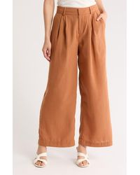DR2 by Daniel Rainn - Pleated Front Wide Leg Pants - Lyst