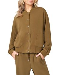 Scotch & Soda - Jersey Bomber Jacket - Lyst