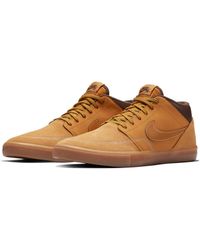 men's nike sb solarsoft portmore ii mid top sneaker