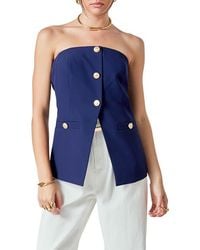 Endless Rose - Strapless Suit Top - Lyst