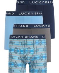 Lucky Brand - 4-pack Essential Boxer Briefs - Lyst