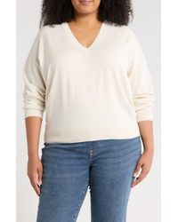 Nordstrom Rack - V-Neck Pullover Sweater - Lyst