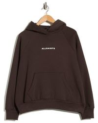 AllSaints - Tour Talon Logo Graphic Hoodie - Lyst