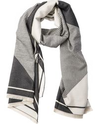 Saachi - Mosaic Reversible Printed Viscose Scarf - Lyst