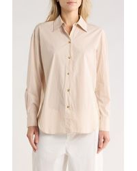 Vince - Cotton Button-Up Shirt - Lyst