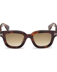 Tom Ford - 49Mm Gradient Square Sunglasses - Lyst