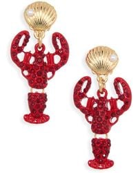 Leith - Shell Lobster Drop Earrings - Lyst