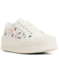ALDO - Rayes Embroidered Platform Sneaker - Lyst