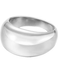 Adornia - Domed Gold Plated Ring - Lyst
