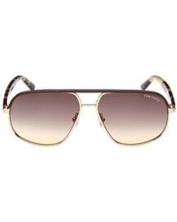 Tom Ford - Maxwell 59Mm Pilot Sunglasses - Lyst