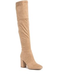 BP. Cali Stretch Over-the-knee Boot In Taupe At Nordstrom Rack - Brown