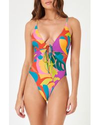 LSPACE - Piper Classic Keyhole One-Piece Swimsuit - Lyst