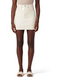 Hudson Jeans - The Viper Faux Leather Miniskirt - Lyst