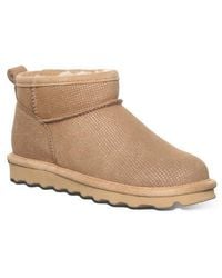 BEARPAW - Genuine Shearling Lined Bootie - Lyst