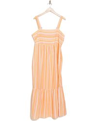 London Times - Smocked Tiered Maxi Dress - Lyst