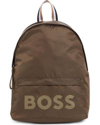 BOSS - Pixel Logo Backpack - Lyst