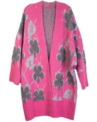 Saachi - Fiore Floral Open Front Cardigan - Lyst