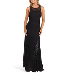 chinese dress ladies FDSUFDY Womens Dresses Sleeveless Guipure Lace Insert Ruffle Hem Maxi Dress  (Color : Rose Red, Size : X-Small) at Amazon Women's Clothing store
