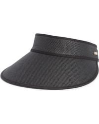 Calvin Klein - Straw Visor - Lyst