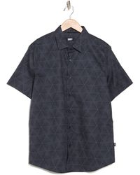 DKNY - Razi Short Sleeve Stretch Button-up Shirt - Lyst