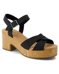 TOMS - Isla Platform Sandal - Lyst