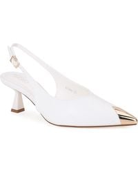 BERNESS - Vianna Cap Toe Slingback Pump - Lyst