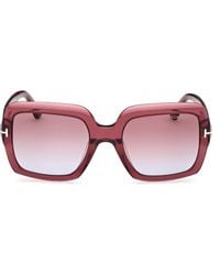 Tom Ford - Kaya 54Mm Square Sunglasses - Lyst