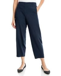Max Studio - Twill Knit Barrel Leg Pants - Lyst