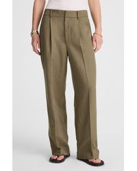 Madewell - Slouchy Straight Leg Twill Pants - Lyst