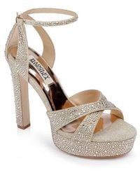 Badgley Mischka - Fizzy Ankle Strap Platform Sandal - Lyst