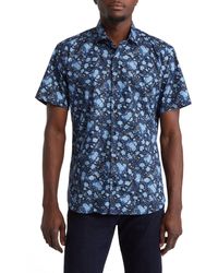 JEFF - The Newkirk Floral Short Sleeve Button-up Shirt - Lyst