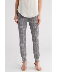 DKNY - Check Pull-on Pants - Lyst