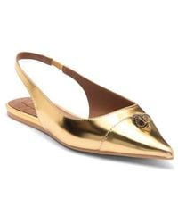 Kurt Geiger - Belgravia Eagle Slingback Flat - Lyst