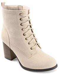Journee Collection - Journee Baylor Lace-Up Boot - Lyst