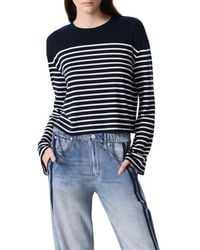Rag & Bone - The Knit Stripe Long Sleeve T-Shirt - Lyst