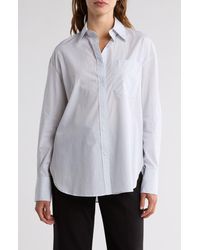 Twp - Big Joe Oversize Stripe Button-Up Shirt - Lyst