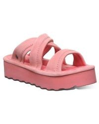 BEARPAW - Altitude Platform Slide Sandal - Lyst