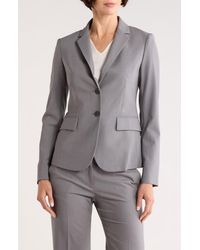 Theory - Carissa Verve Stretch Virgin Wool Blazer - Lyst