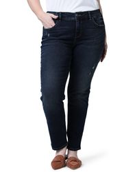 Slink Jeans - Mid Rise Slim Jeans - Lyst