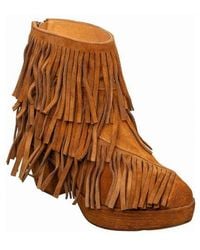 Antelope - Ember Fringed Suede Boot - Lyst