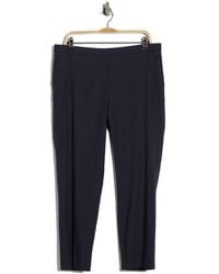 Theory - Treeca Linen Blend Crop Pull-On Pants - Lyst